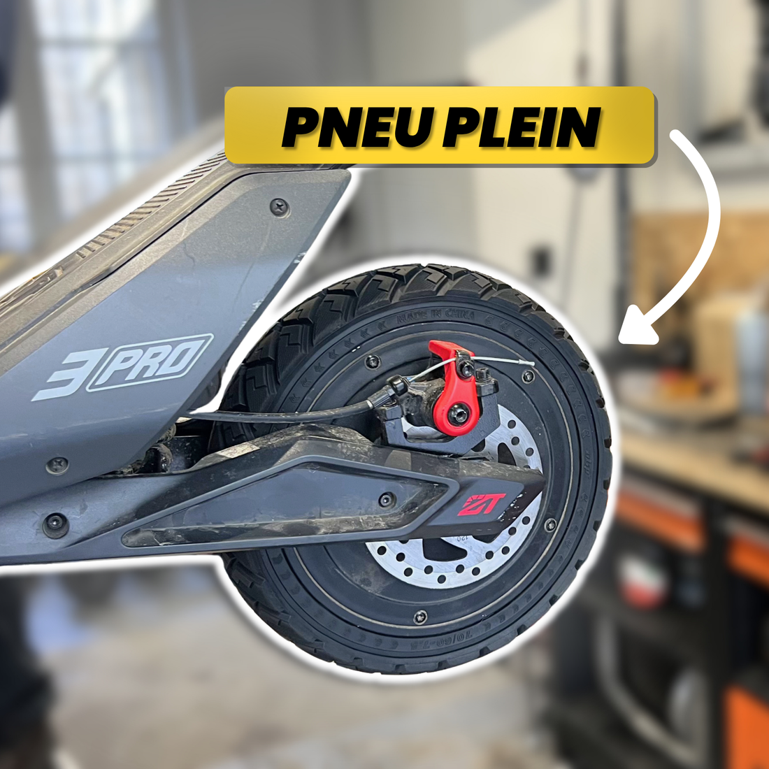 Comment installer un pneu plein sur une ZT3 Pro ?