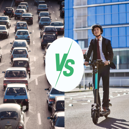 Comment éviter les bouchons le matin grâce à la trottinette électrique ?