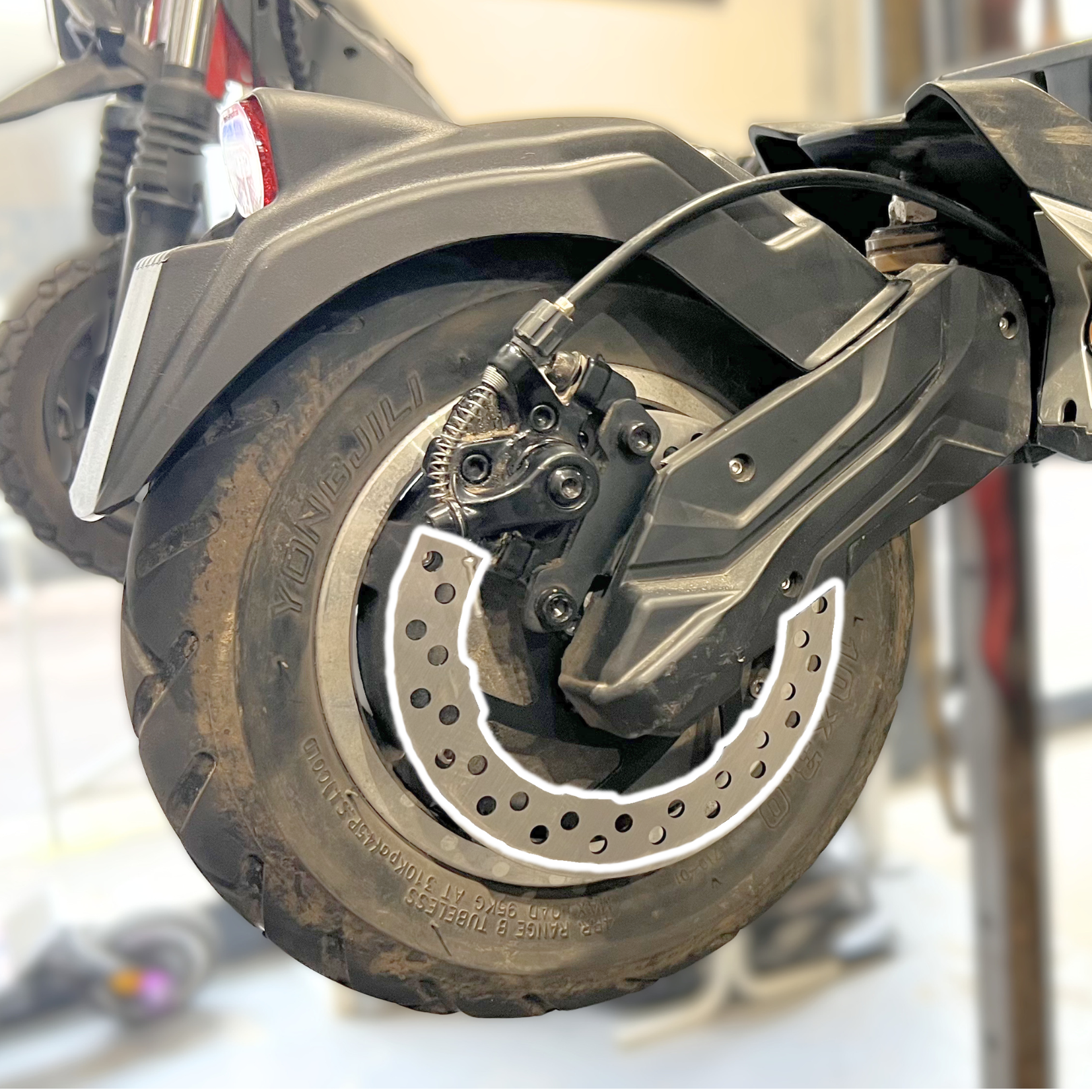 Comment remplacer le disque de frein sur une Dualtron Togo Limited ?