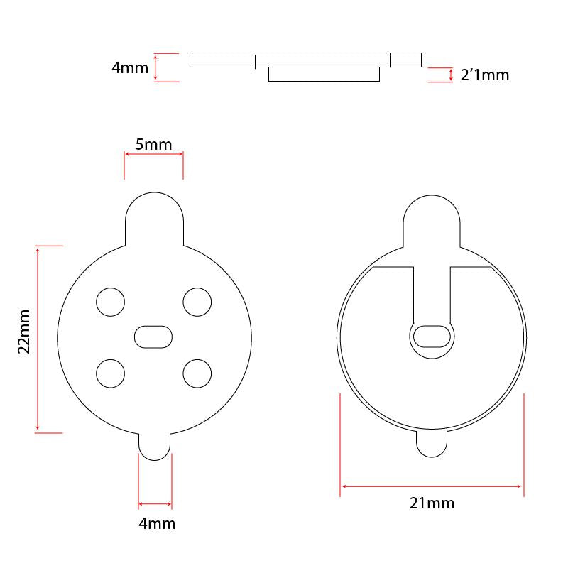 Plaquette de frein CT001-S sintérisée pour NIU - 2pcs