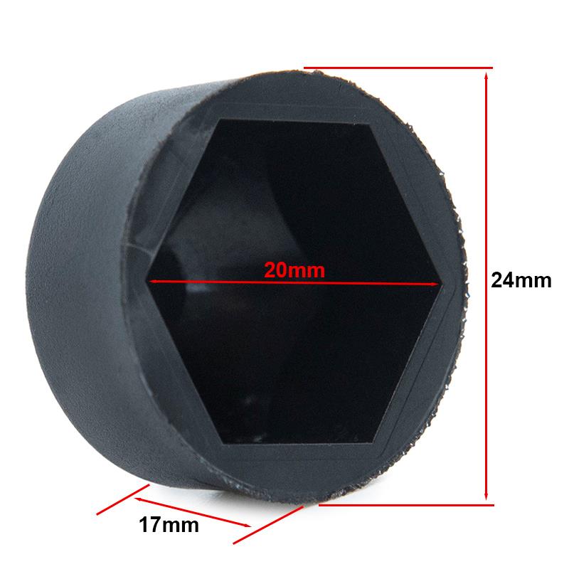 Capuchon d´écrou M12 PE Urbanglide Speedway/Rockway -10 pcs