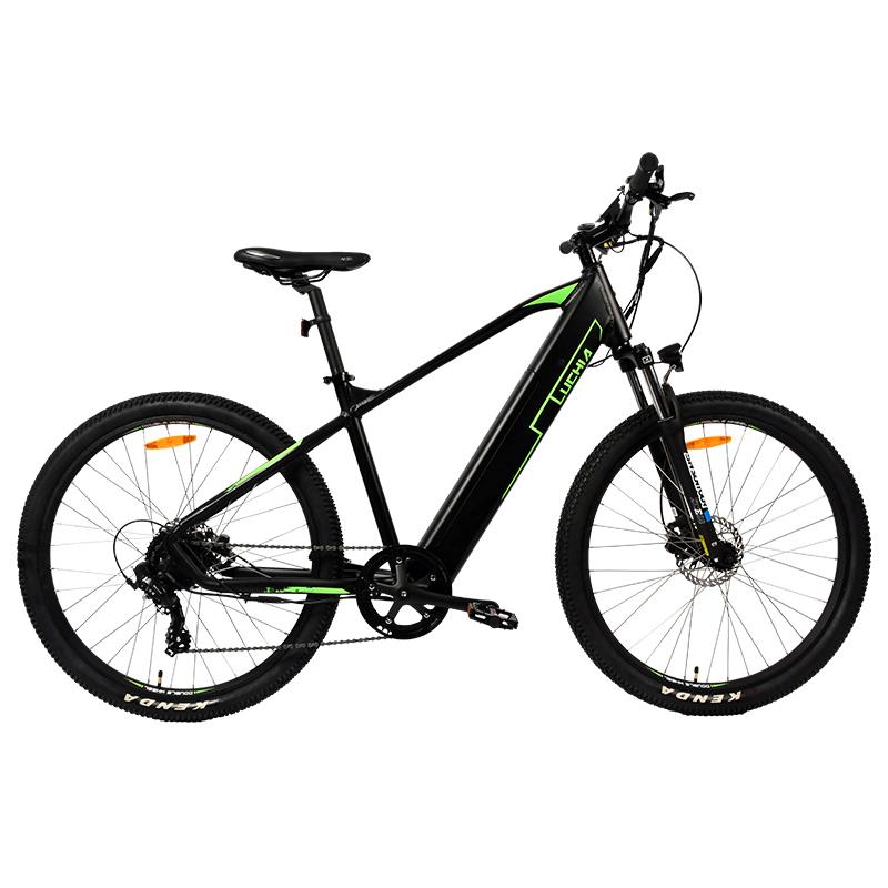 Vélo électrique MTB Spica vert 27,5" avec freins hydrauliques
