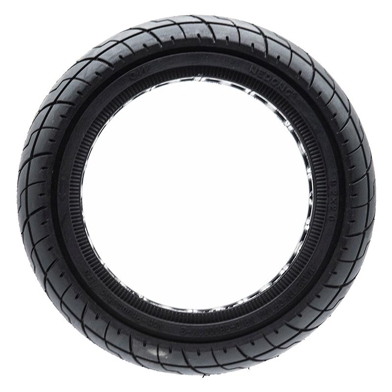 Pneu plein ultraléger 9,2x2 - ligne noire [Ewheel]