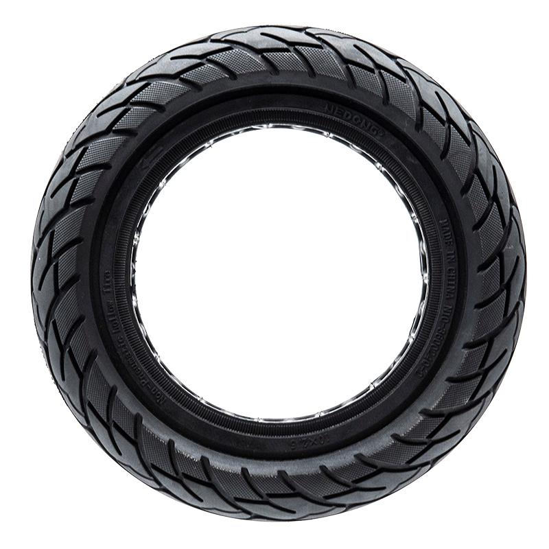 Pneu plein ultraléger 10x2,5/B34mm - ligne noire [Ewheel]
