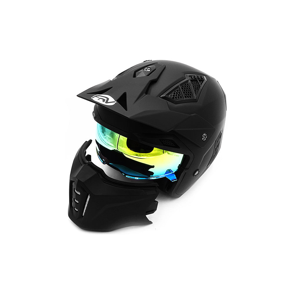 Casque Street  Panther (taille S à XL) - noir (M)