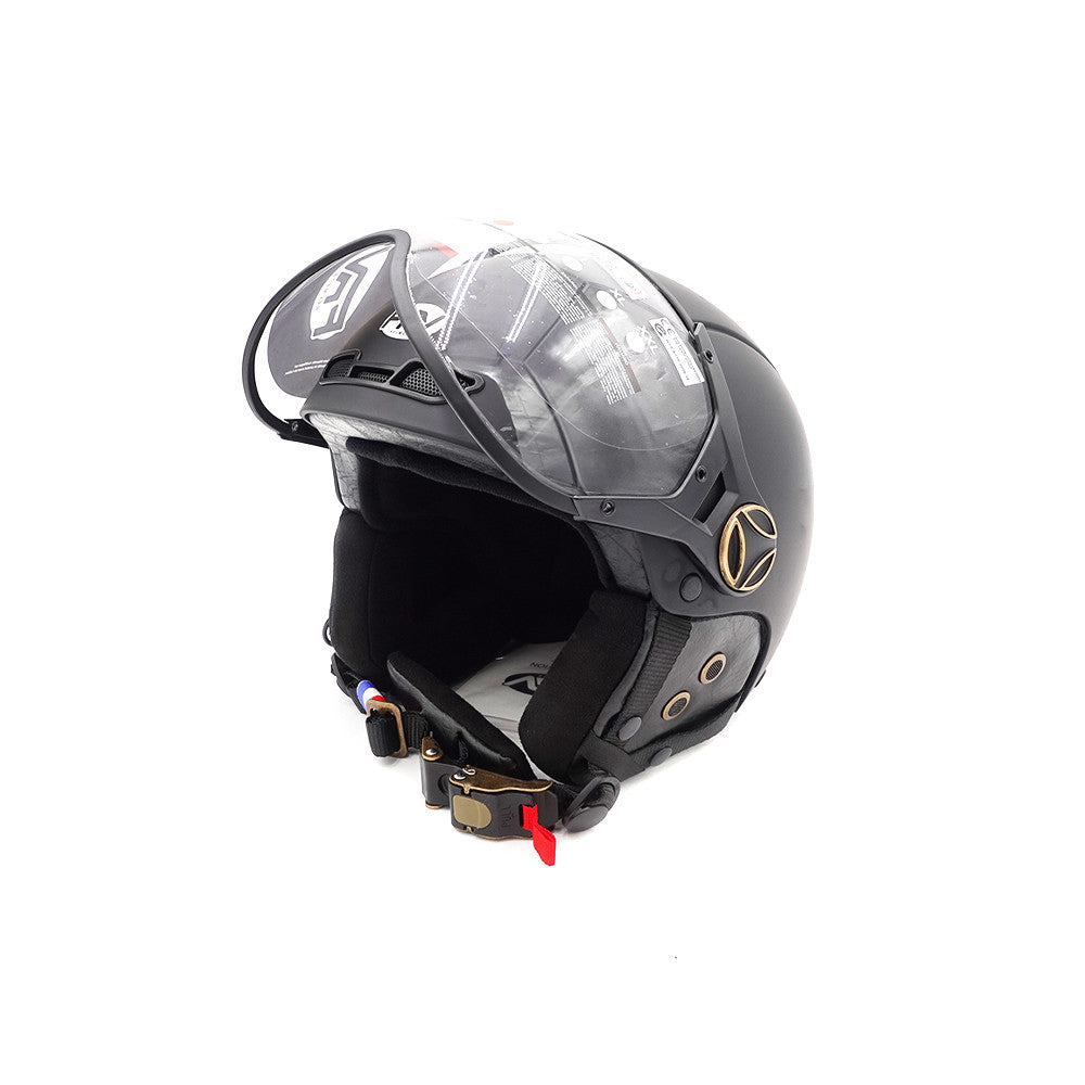 Casque JET  noir mat (taille XS à XXL)