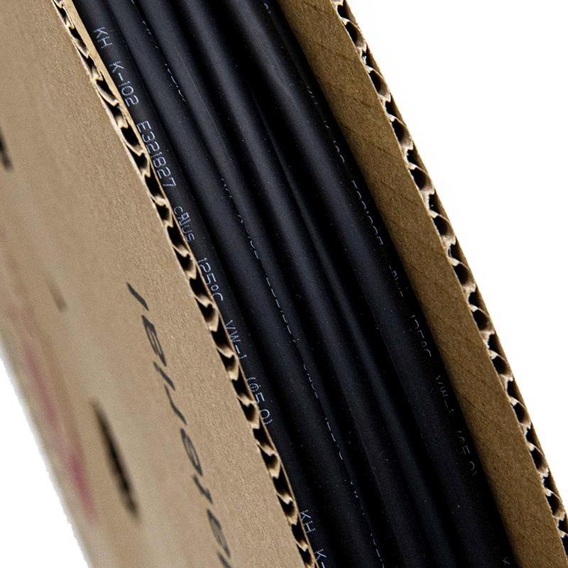 Thermorétractable noir pour câble - 5mm x 100M