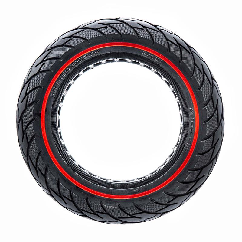 Pneu plein ultraléger 10x2,125-6,1/B34 - ligne rouge [Nedong]