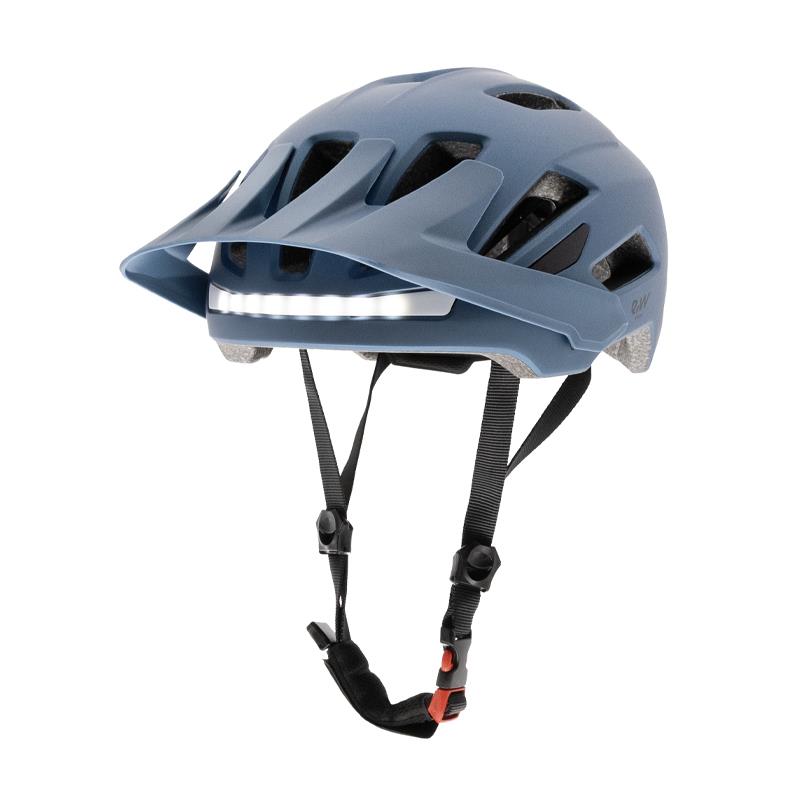 Casque avec lumière CP04 bleu taille L