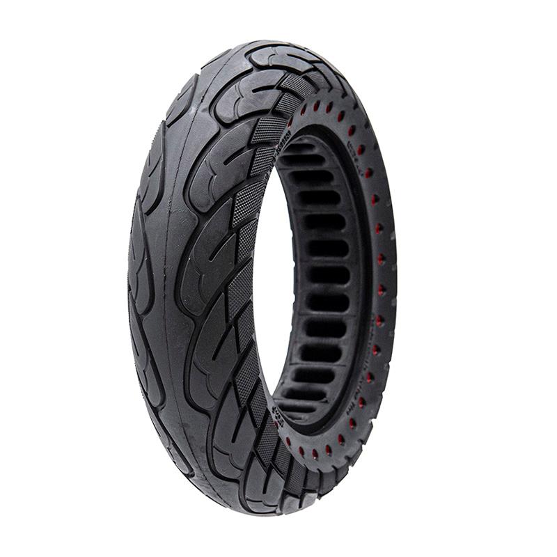 Pneu plein Ruvera 10x2,5-6,1 / B34 - points rouges [Nedong]