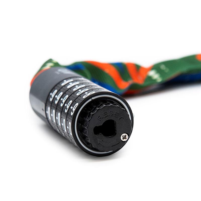 Antivol à code EWLK022 housse tissu multicolore