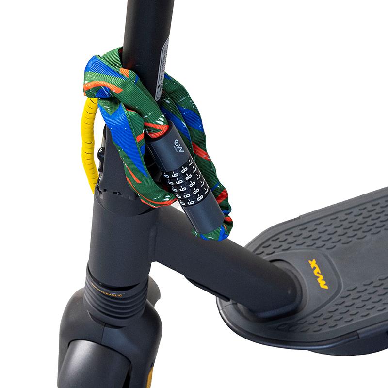 Antivol à code EWLK022 housse tissu multicolore