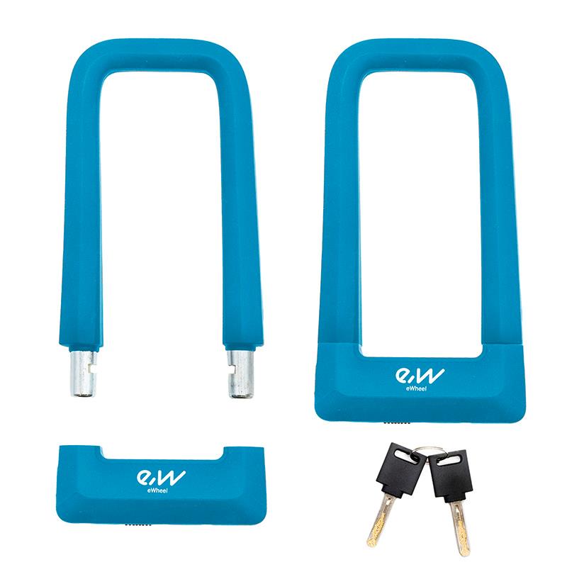 Antivol à clé en U EWLK023 bleu