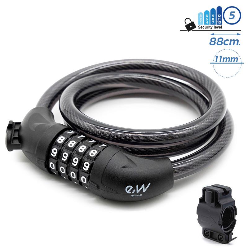 Antivol à clé EWLK024 noir