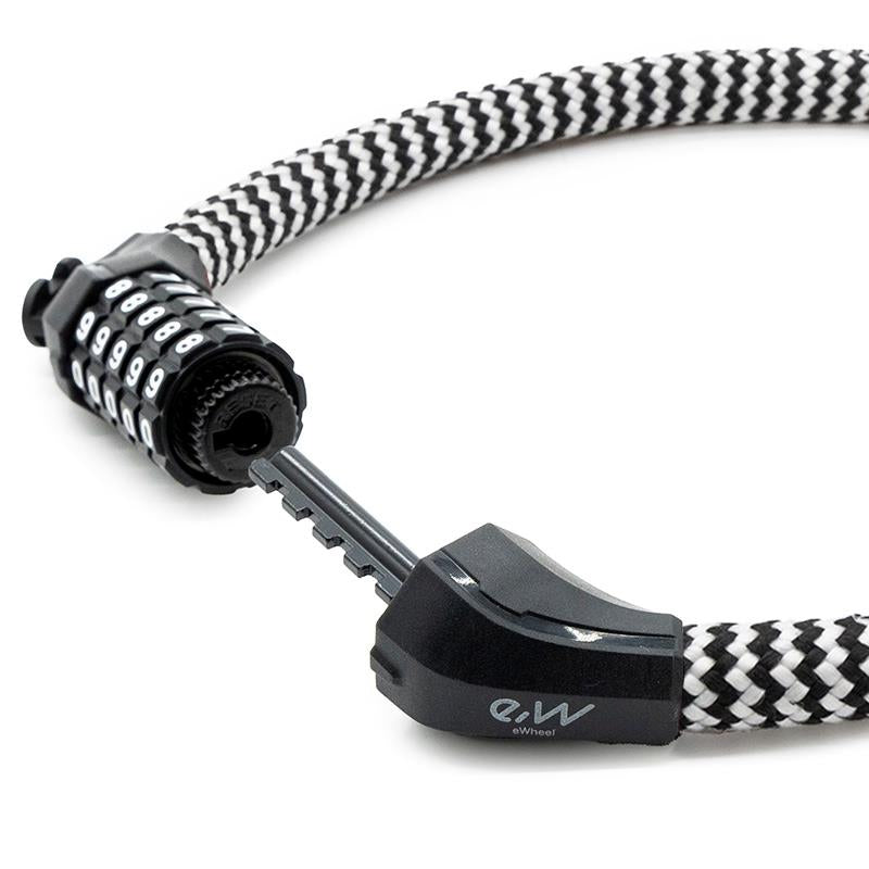 Antivol à code EWLK025 housse nylon blanc