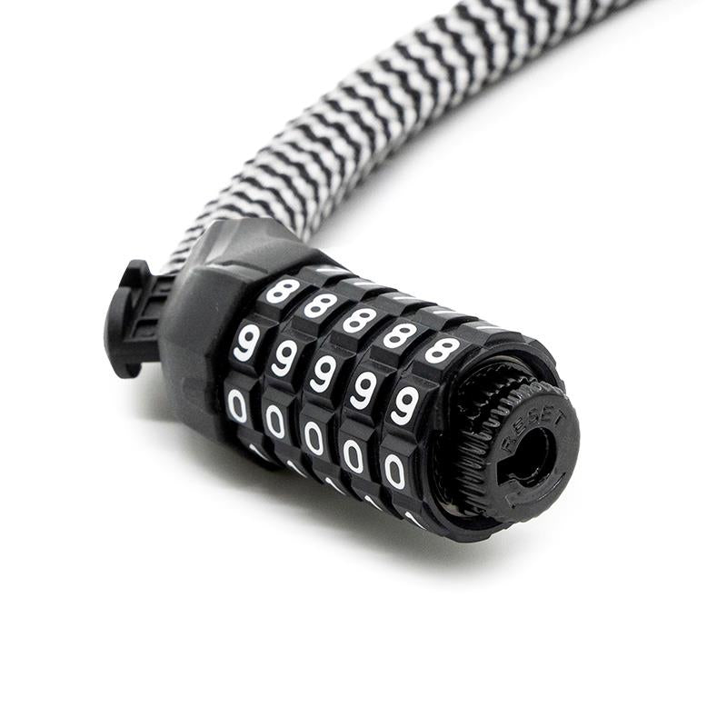 Antivol à code EWLK025 housse nylon blanc
