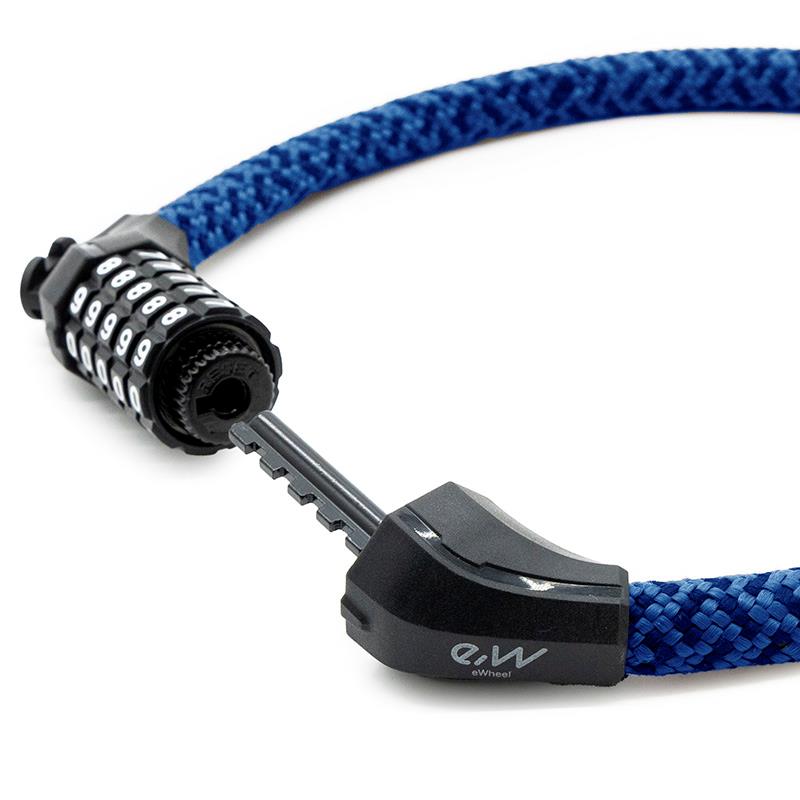 Antivol à code EWLK025 housse nylon bleu