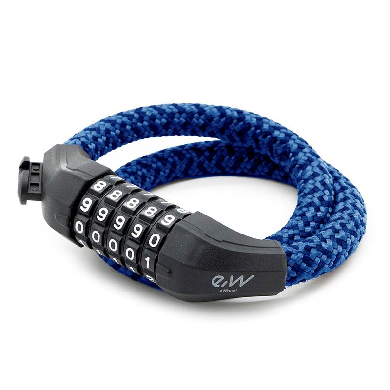 Antivol à code EWLK025 housse nylon bleu