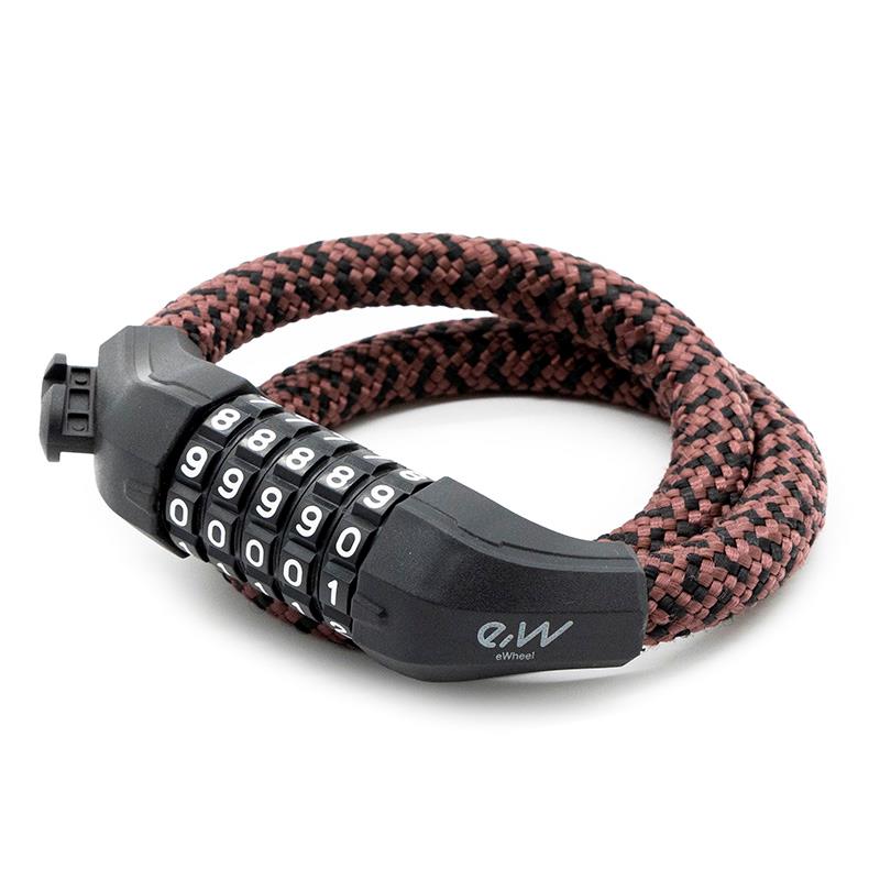 Antivol à code EWLK025 housse nylon marron