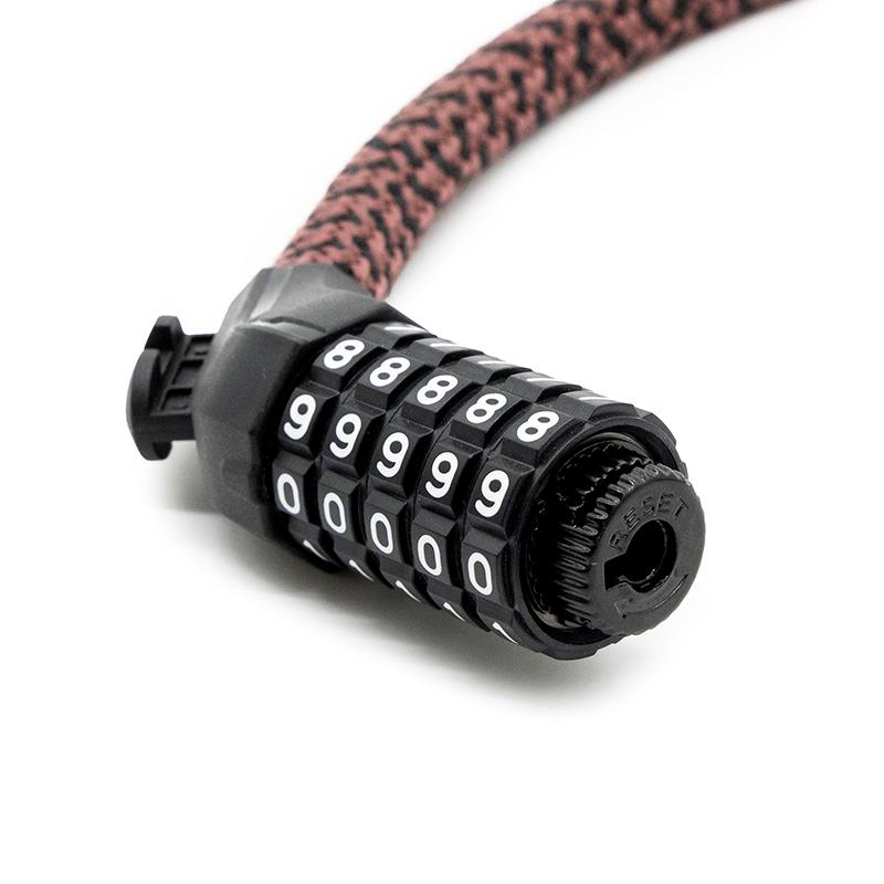 Antivol à code EWLK025 housse nylon marron