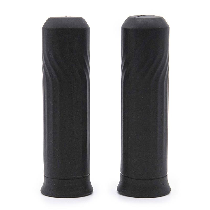 Poignées en silicone noir pour NIU - 2 pcs.