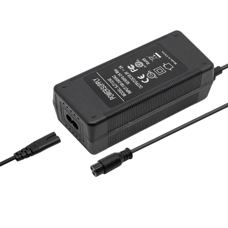 Chargeur 52v (sortie 58,8v) 2A connecteur GX16