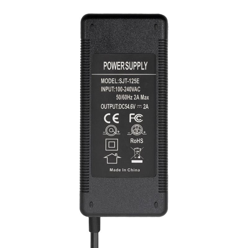 Chargeur 48V 2A (sortie 54,6V) connecteur DC 8mm