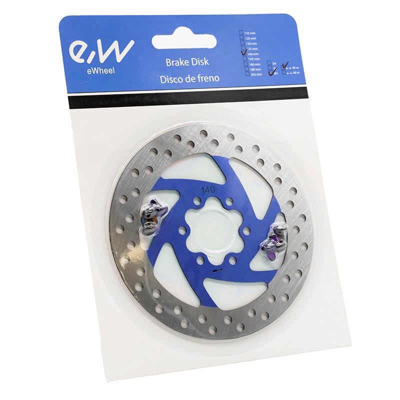 Disque de frein 140mm 6H bleu