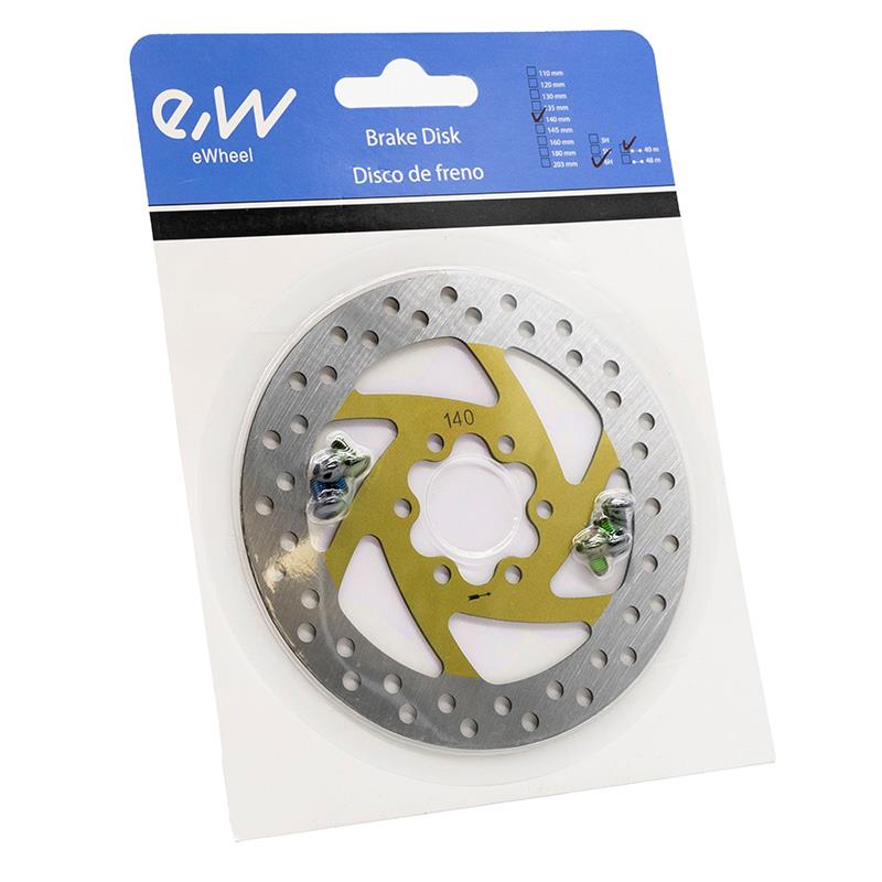 Disque de frein 140mm 6H jaune