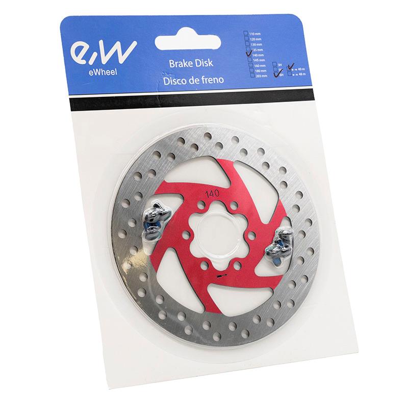 Disque de frein 140mm 6H rouge