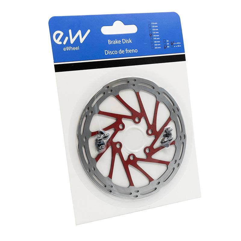 Disque de frein EWD002 140mm 6H rouge