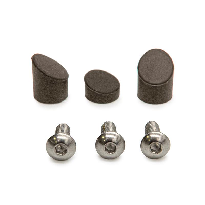 Capuchon noir pour garde-boue arrière GX2.0 Xiaomi - 5pcs