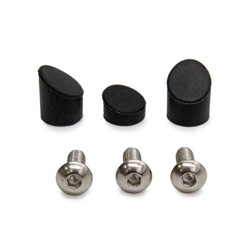 Capuchon noir pour garde-boue arrière GX1.0 Xiaomi - 5pcs