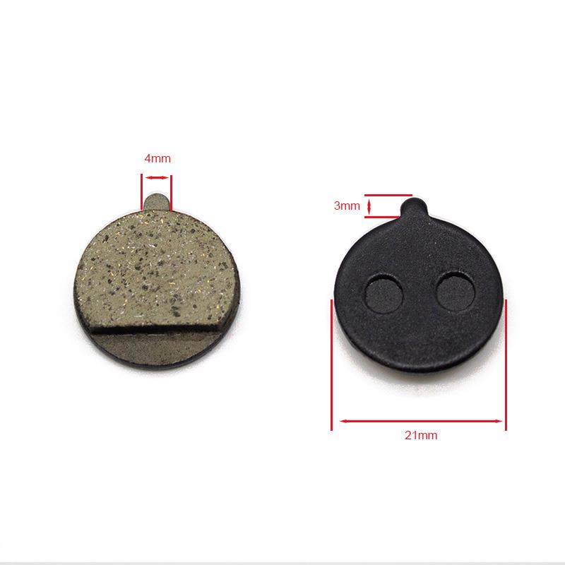 Plaquette de frein CT005-R en résine ronde avec ergot - 20pcs