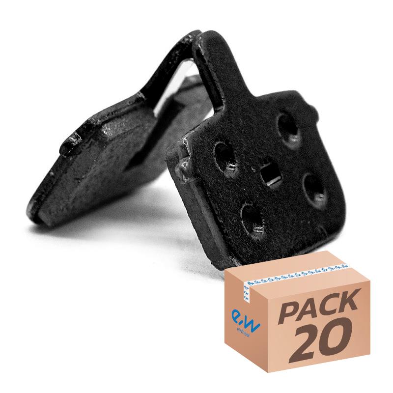 Plaquette de frein RT001-R rectangulaire en résine avec ergot - 20pcs