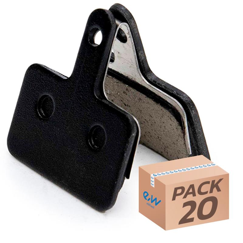 Plaquette de frein RT004-R en résine rectangulaire avec ergot - 20pcs