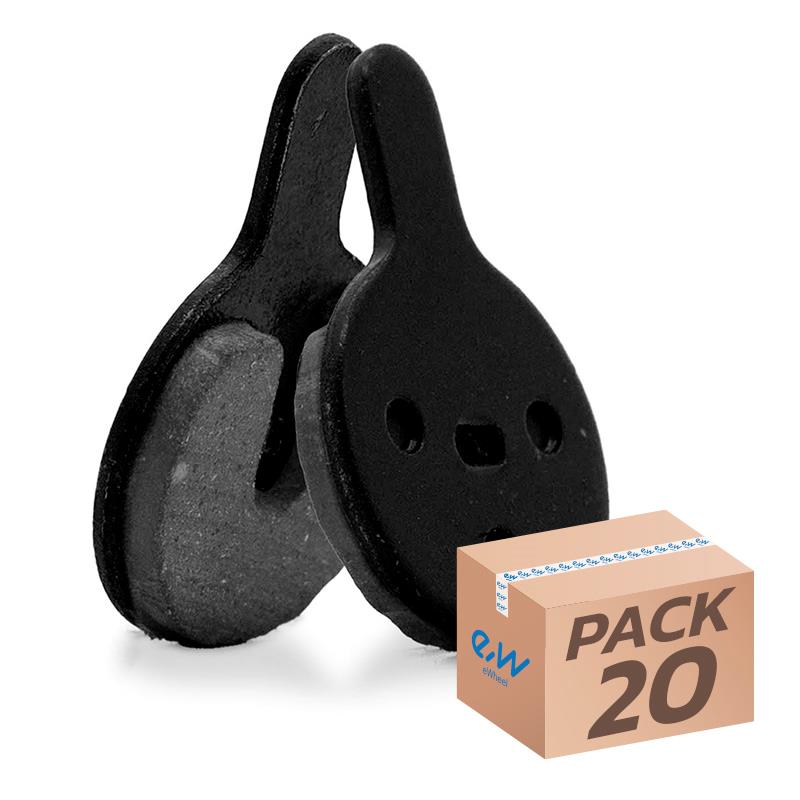 Plaquette de frein CT-011-R en résine ronde avec ergot - 20pcs
