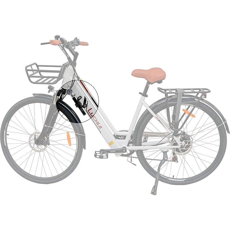 Gonfleur manuel avec manomètre EWAP-006 noir