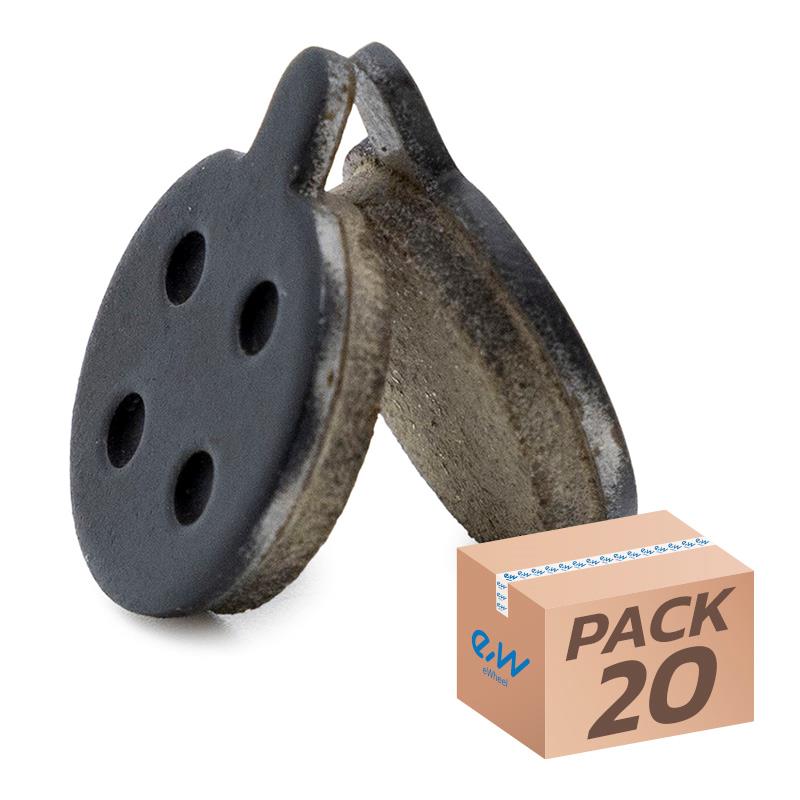 Plaquette de frein CT003-R ronde en résine avec ergot - 20pcs
