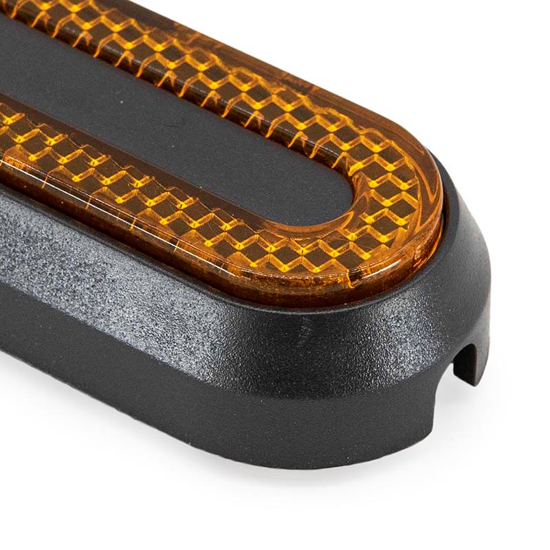Catadioptre noir avec réflecteur jaune pour Xiaomi pack de 10