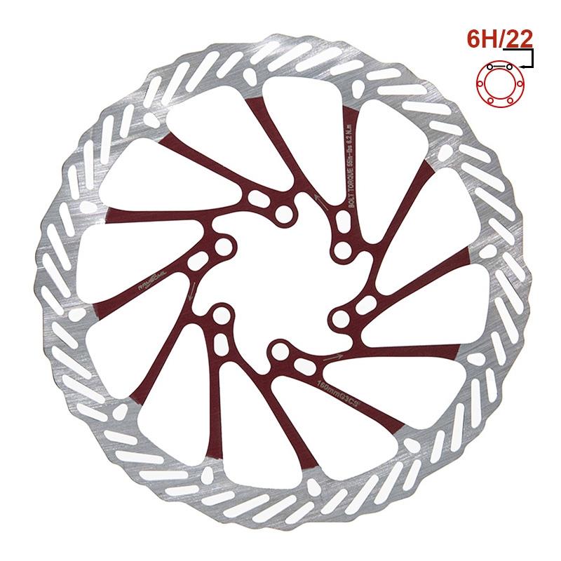 Disque de frein G3 160mm 6H rouge