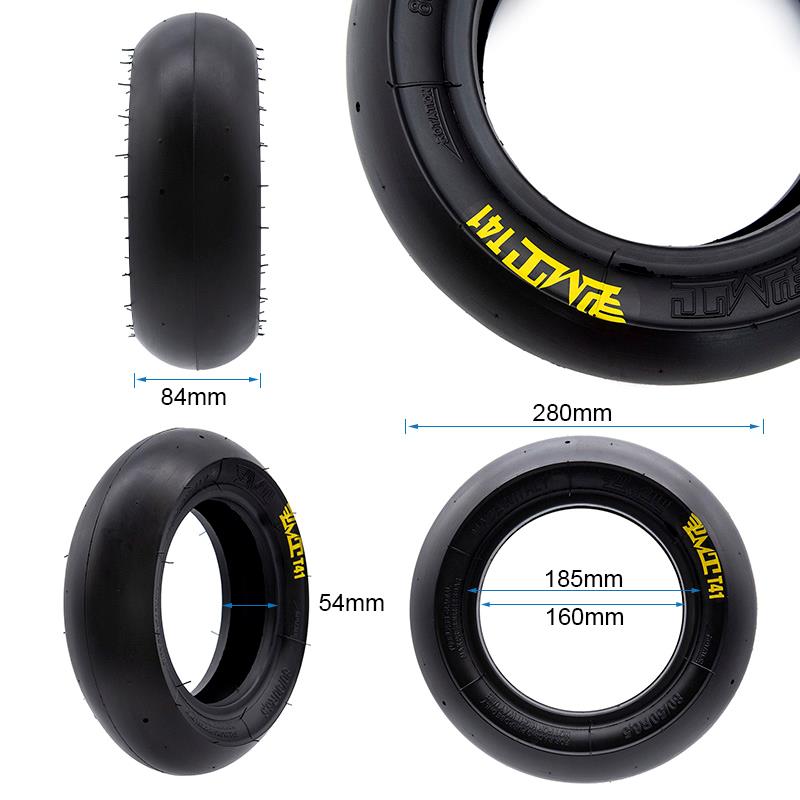 Pneu tubeless radial soft T41 Slick 80/50-6,5 [PMT]