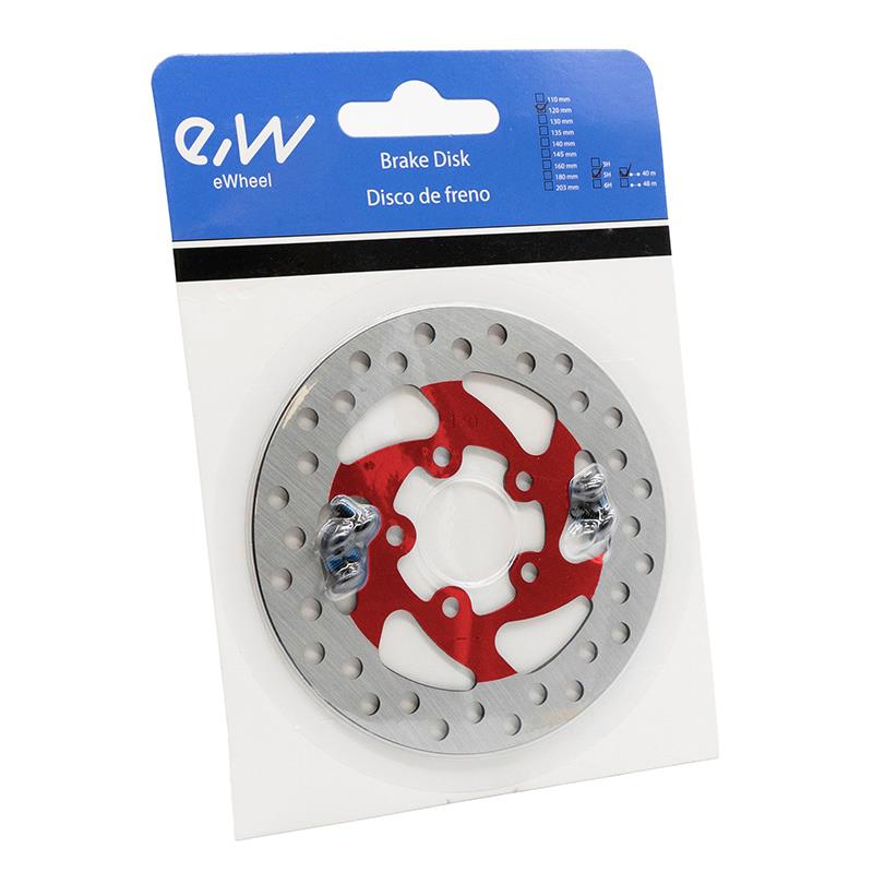 Disque de frein 120mm 5H rouge