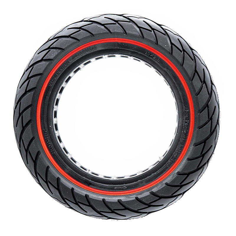 Pneu plein Ruvera 10x2,5-6,1 / B34 - ligne rouge [Nedong]