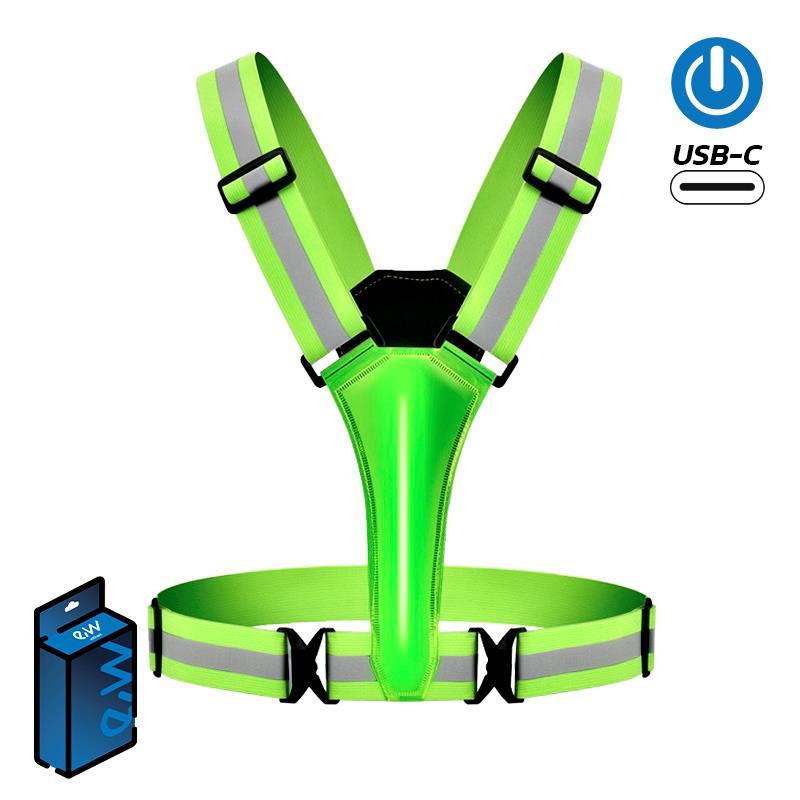 Gilet réfléchissant avec lumière EWRV006