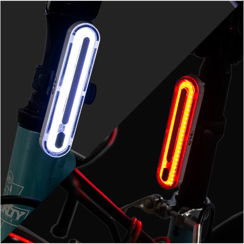 Kit de feux avant et arrière LED rechargeables haute puissance EWL002