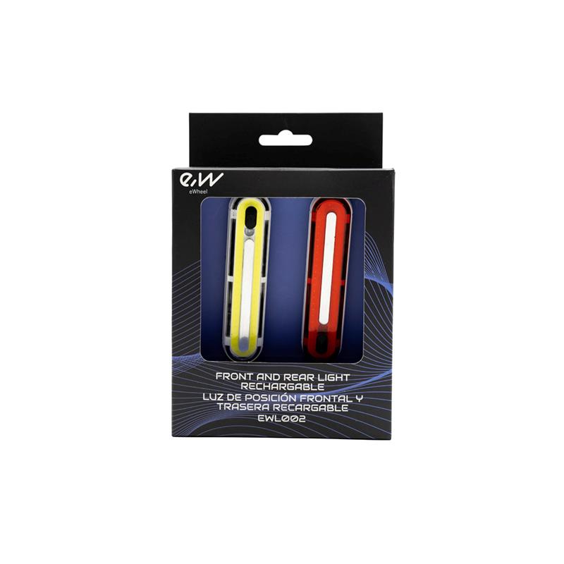 Kit de feux avant et arrière LED rechargeables haute puissance EWL002