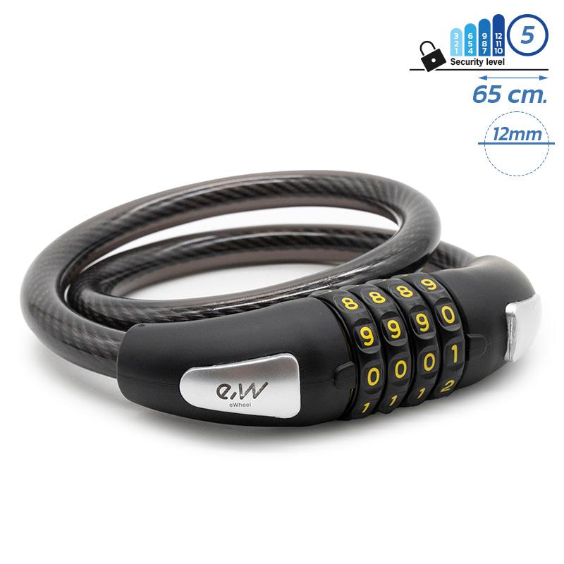 Antivol à mot de passe EWLK012 noir