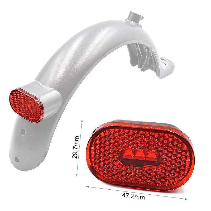 Feu de garde-boue arrière 5-12V pour Xiaomi 1S, Essential, Pro2 et MI3