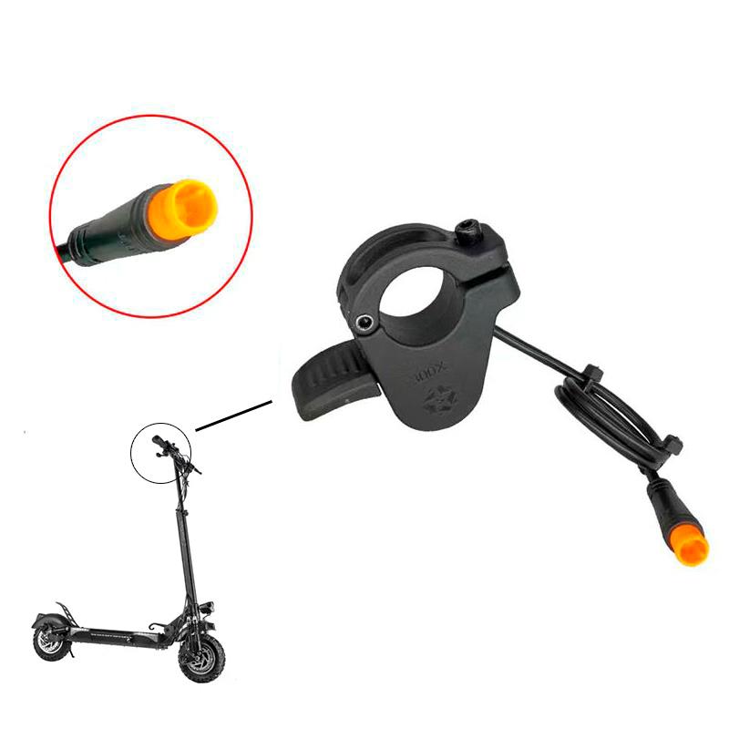 Accélérateur à ouverture totale avec connecteur SM 25cm noir - modèle 1